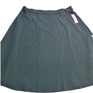 3209 NWT Calvin Klein Women's A Line‎ Midi Skirt Green 24W